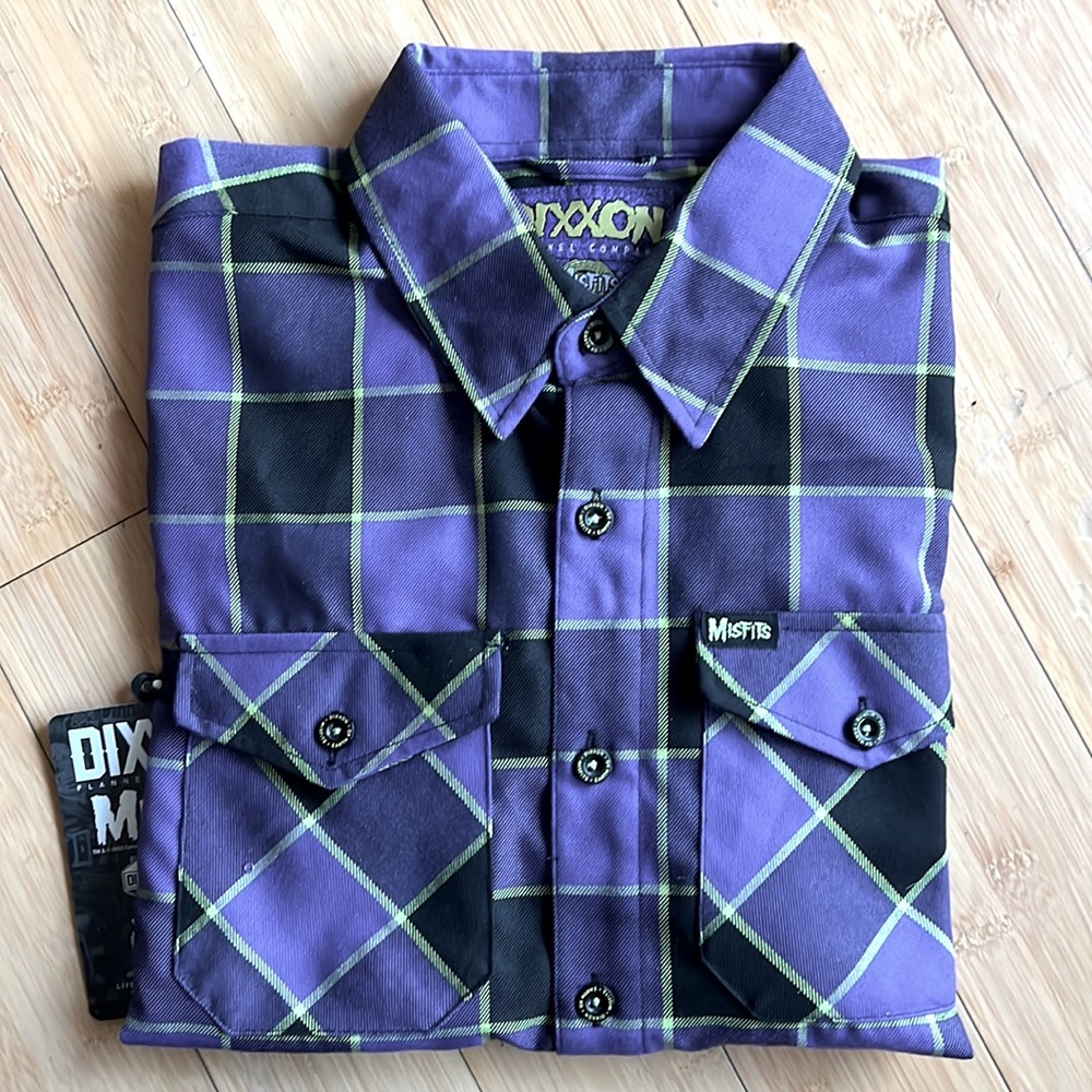Misfits button up flannel 💀🖤💀 XL